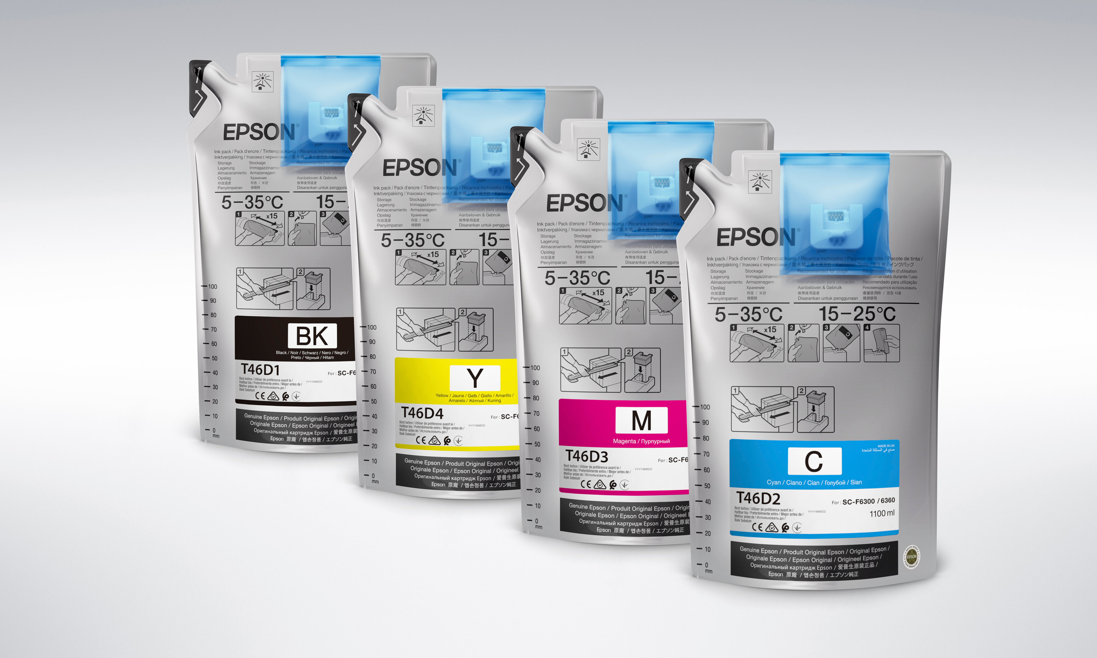 Epson SureColor UltraChrome DS ink for F6300 (hdK/nk) / F9400(H)