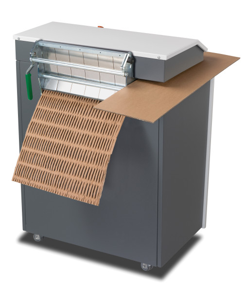 Matelasseur de carton HSM Profipack P425 avec kit d'adaptation pour aspiration (220 V)