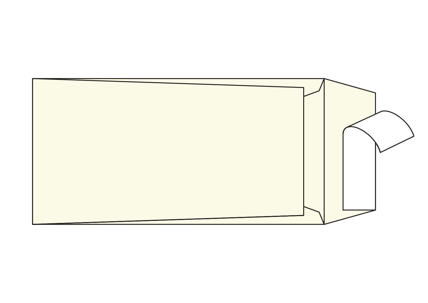 The Tube zakenveloppen