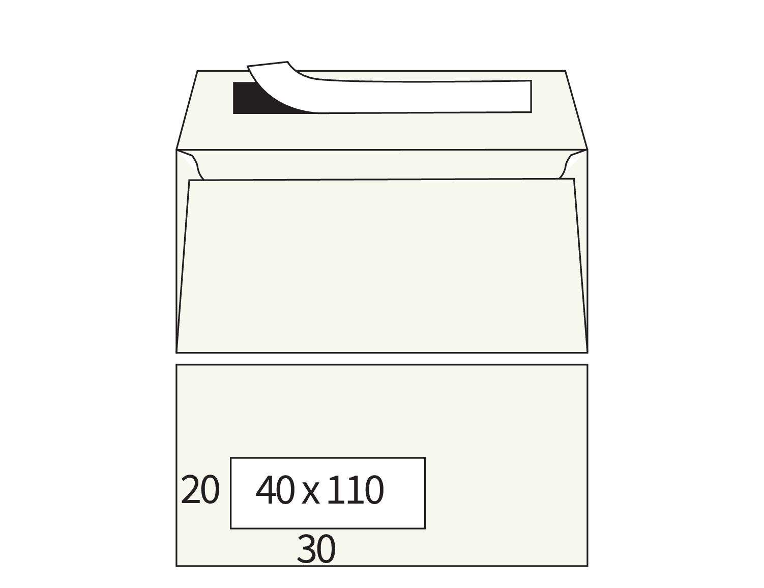 Bio Top 3 enveloppes