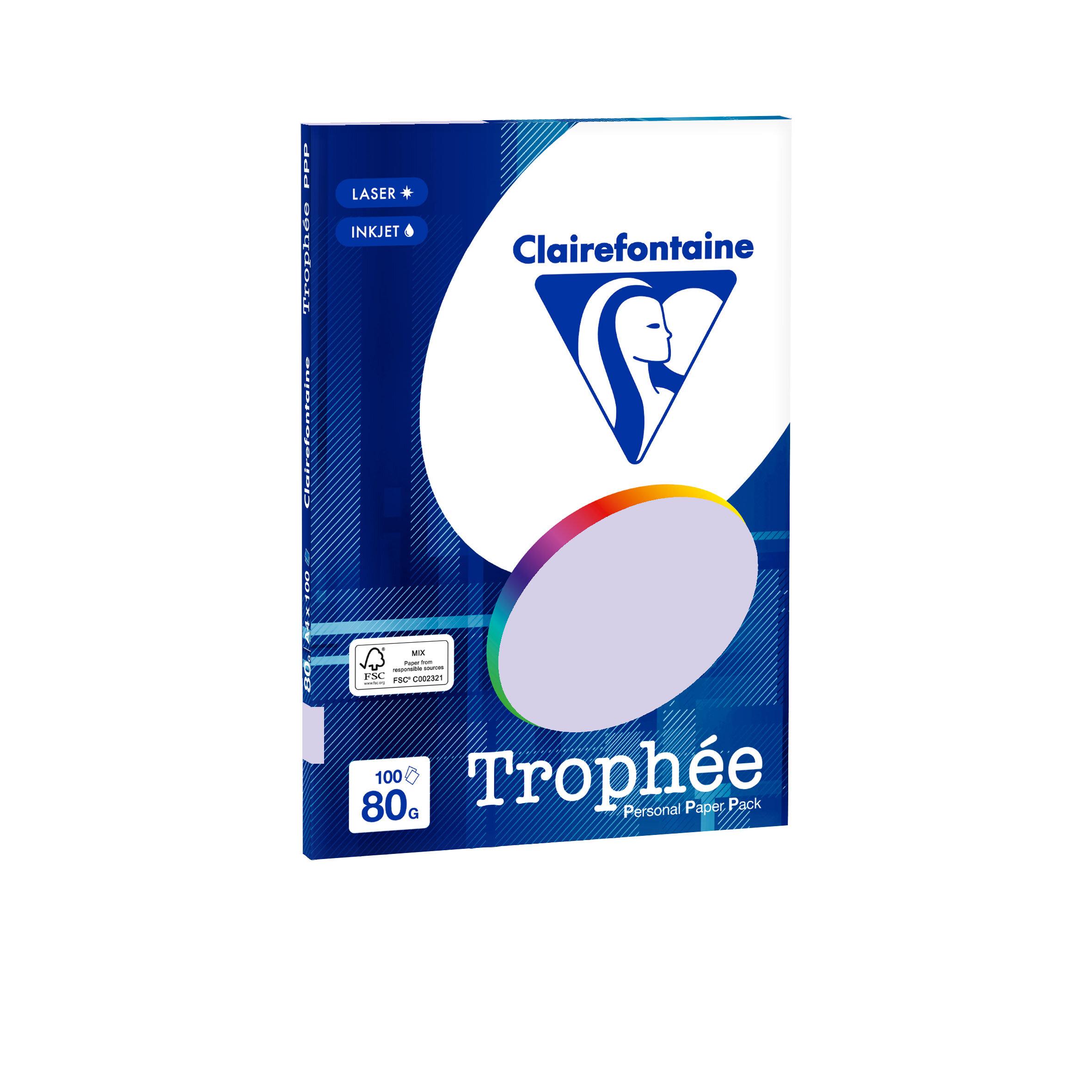Clairefontaine Trophée couleurs papier de bureau mini