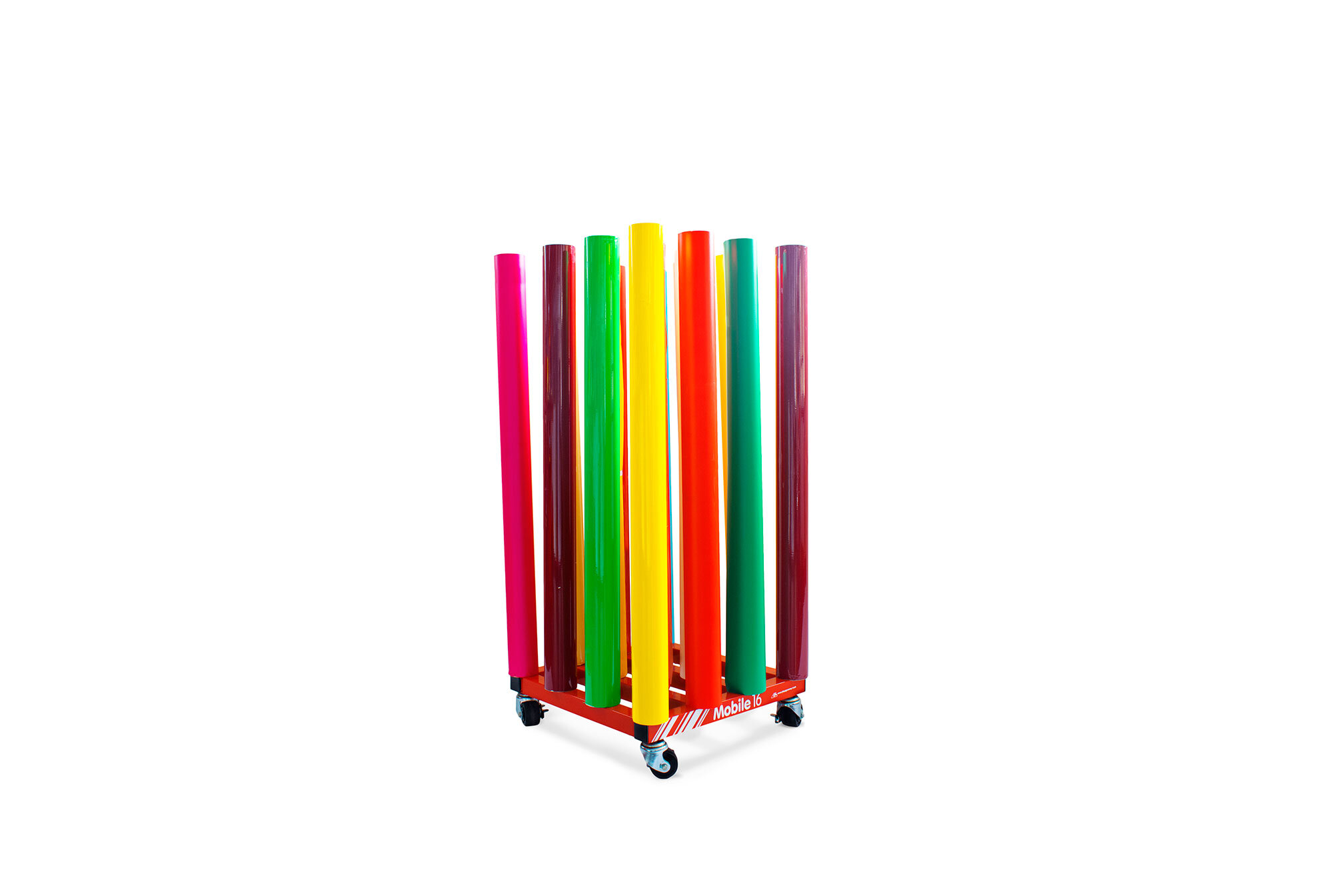 Plastgrommet Mobile 16 Rack (for 16 rolls 3" core)