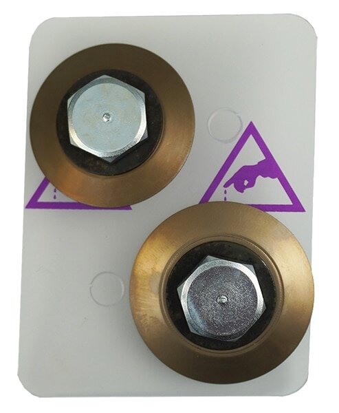 Aluminium twin wheel cutter blade set (STALW) for Keencut SteelTrak Aluminium cutting head (STALC)