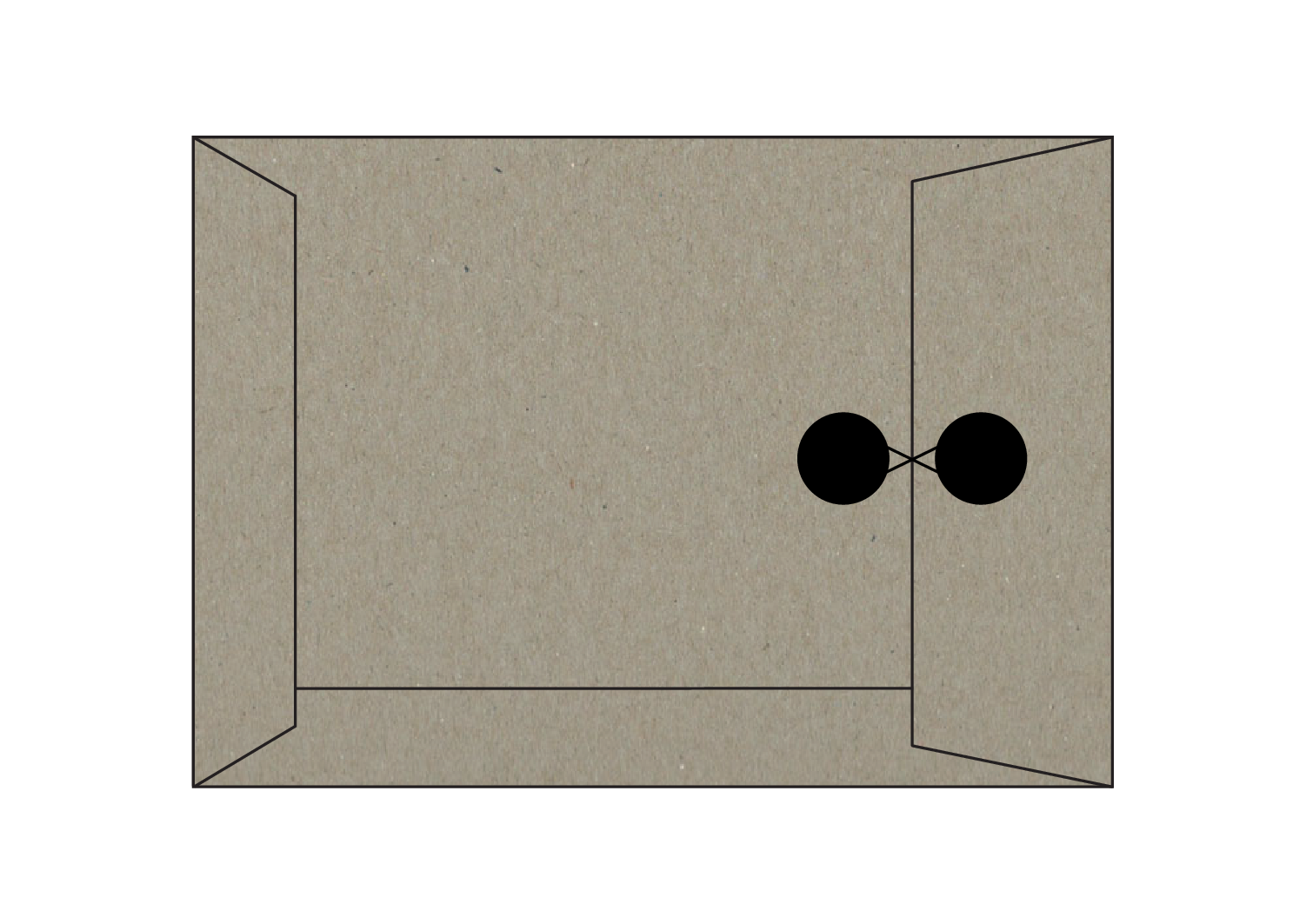 Afgeprijsd - Zakenveloppen Muskat grey 290g/m² 162 x 229 mm koordsluiting