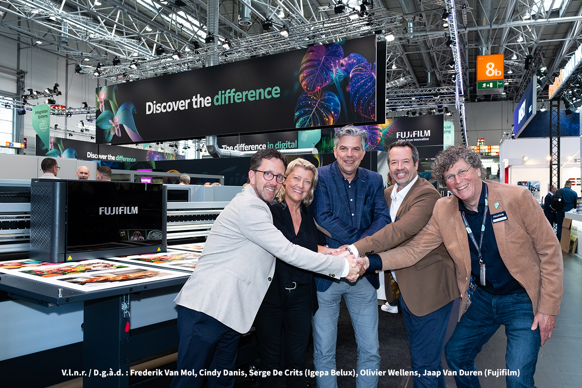 Samenwerking Fujifilm en Igepa Belux