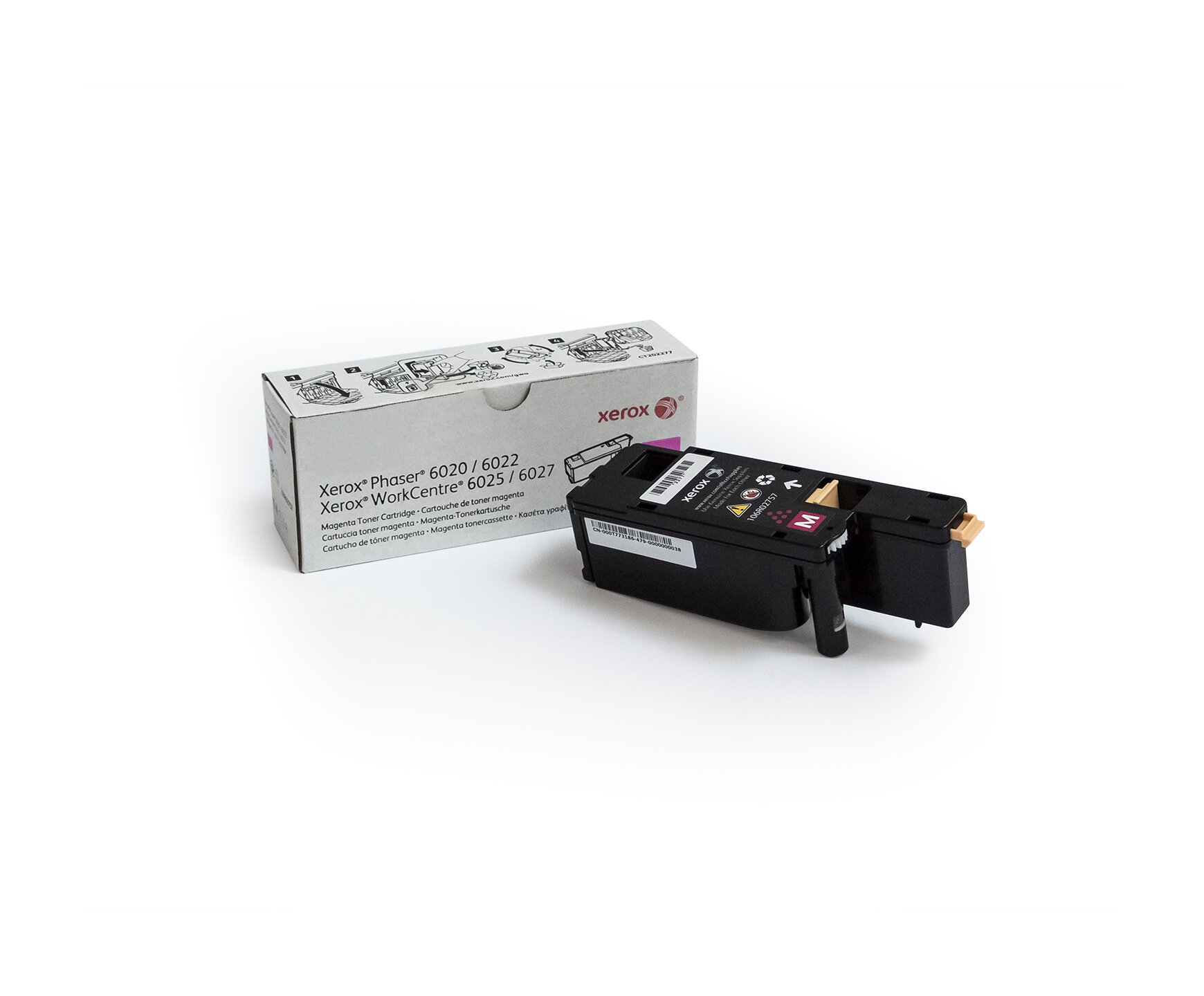 Xerox 6027 cartridge magenta 106R02757 laser