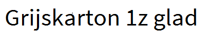 Grijskarton 1z glad