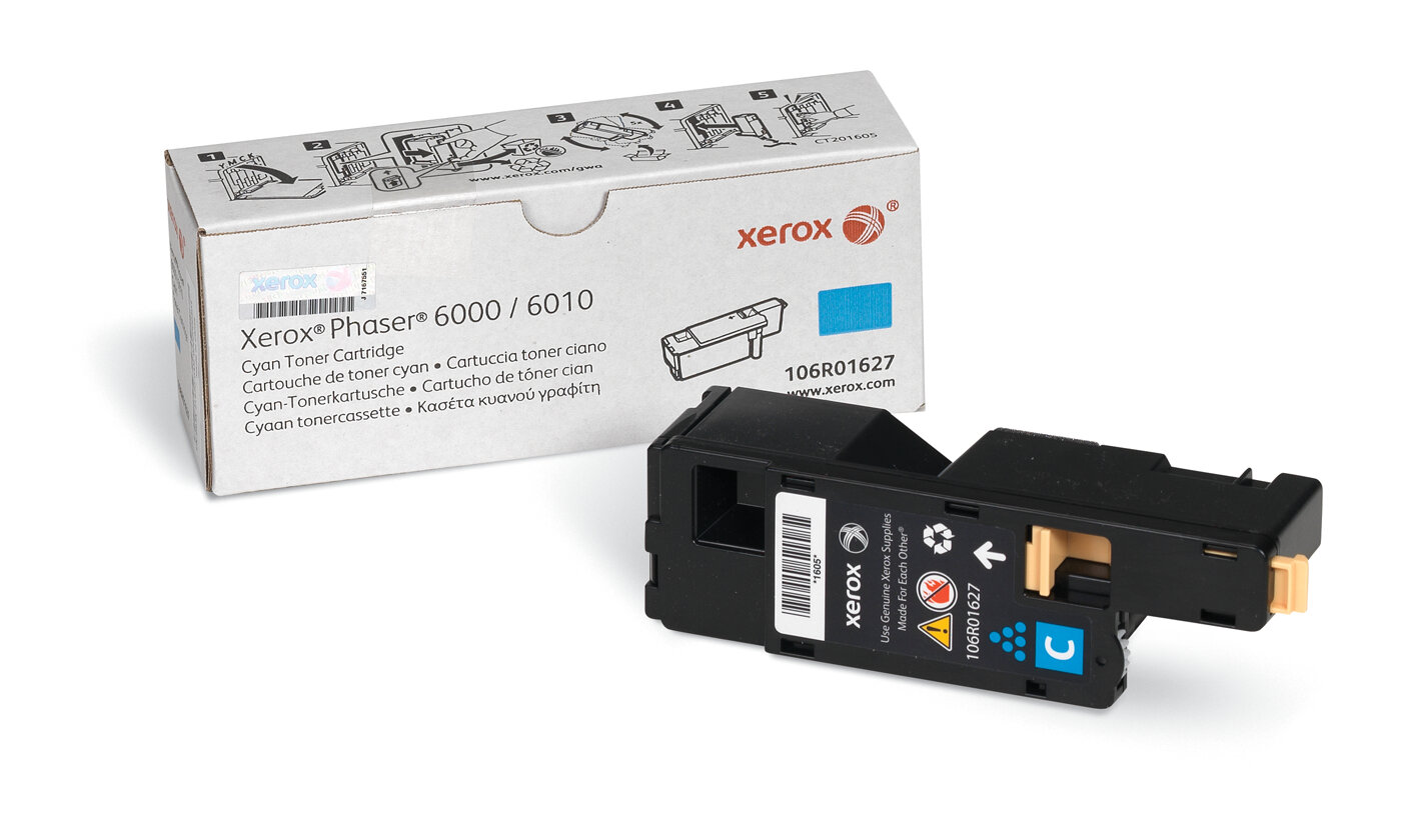 Xerox Phaser 6000 cartridge cyan 106R01627 laser