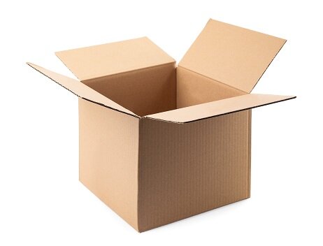 Afgeprijsd - Amerikaanse dozen dubbele golf bruin 590 mm x 540 mm x 740 mm + rillijn op 640 mm hoogte + 2e r