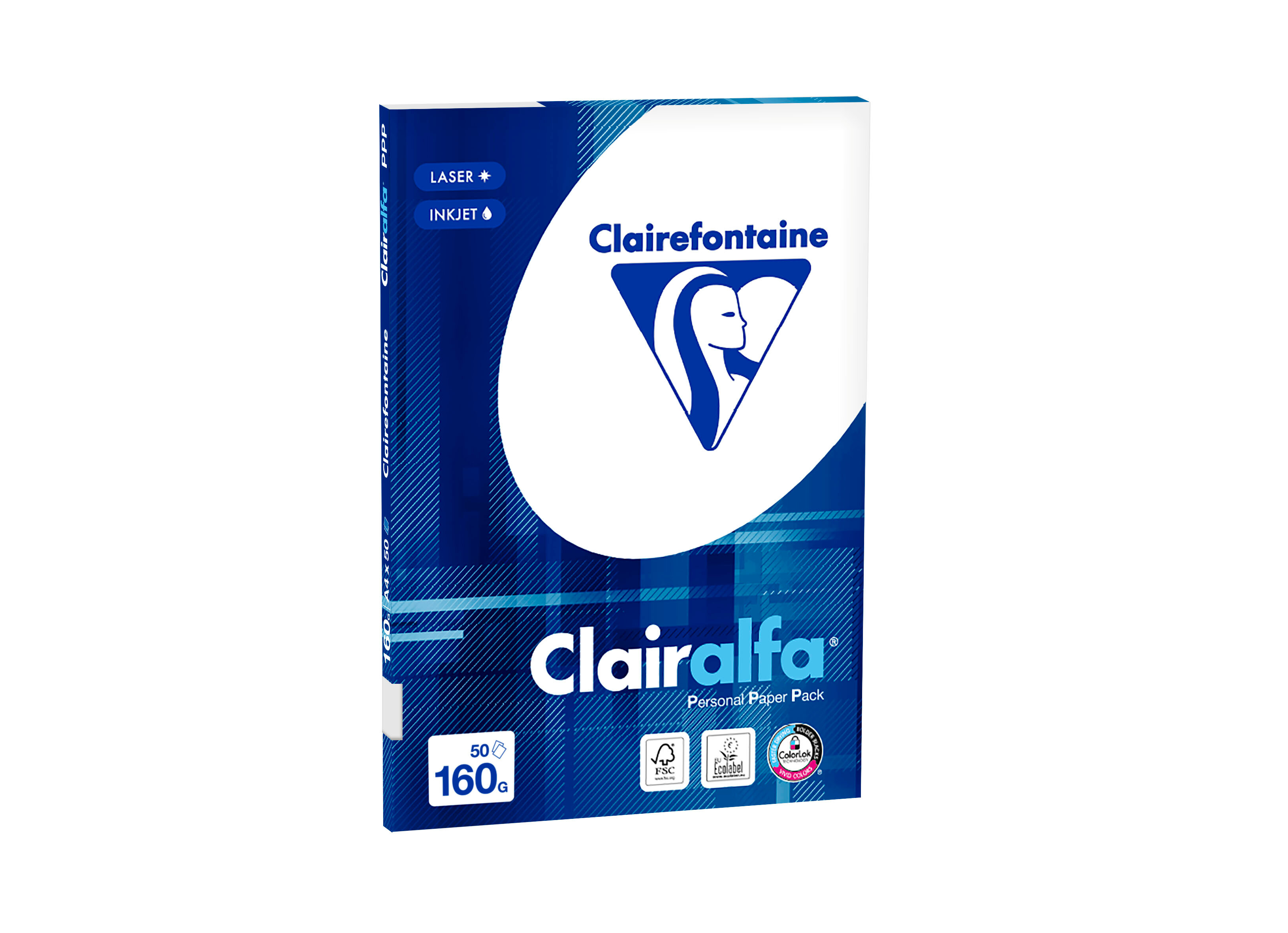 Clairefontaine Trophée Wit > 160g mini