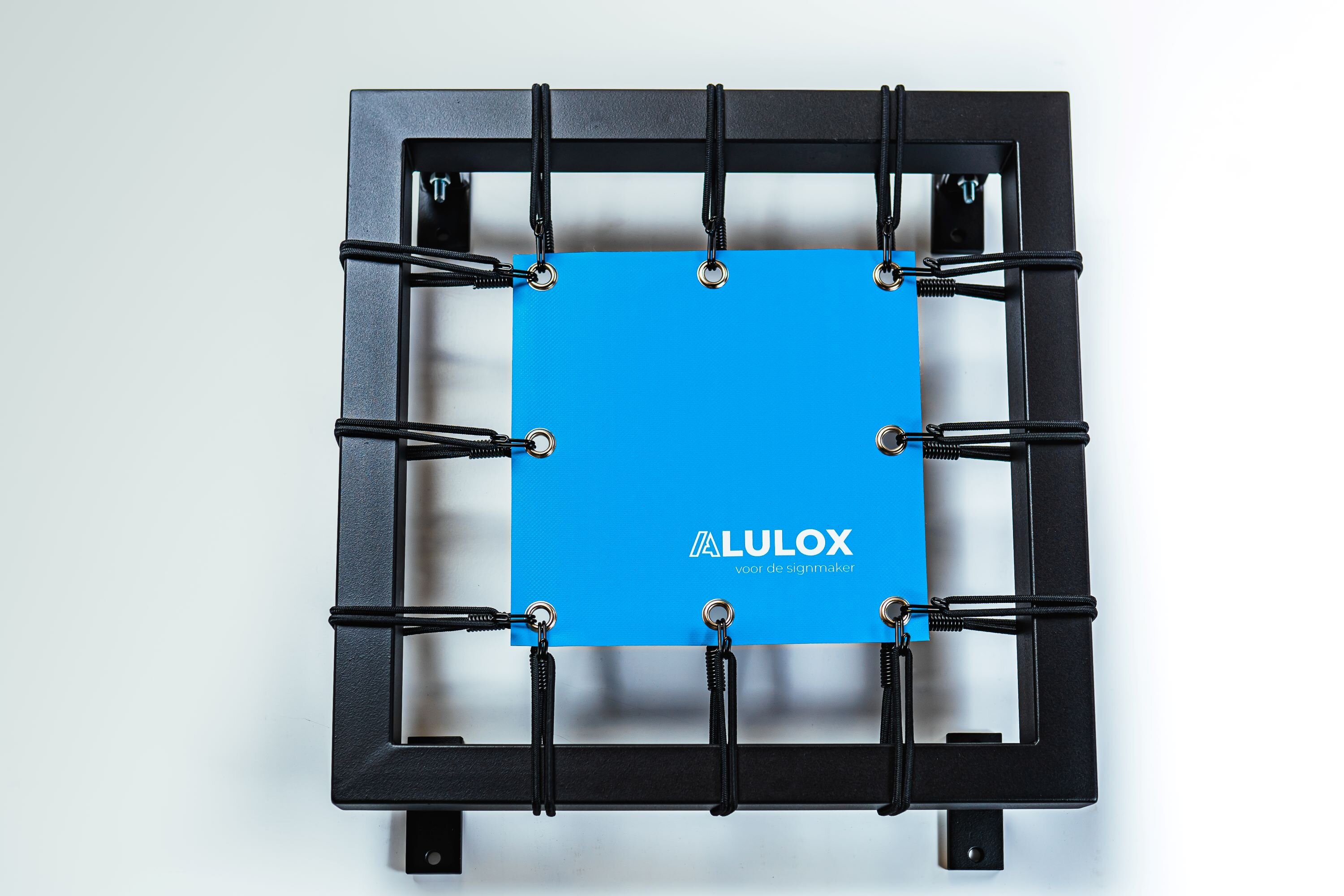 ALULOX Spandoekframe muur vierkante buis