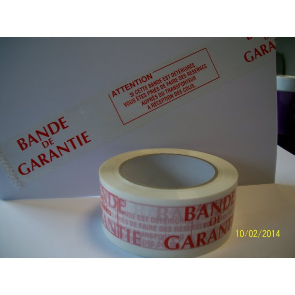 Tape PP acryl bedrukt