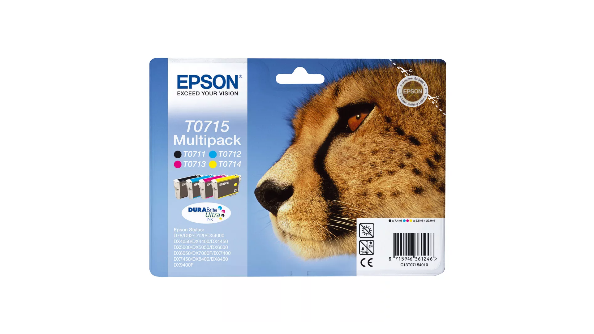 Epson cartridge bk-pbk-c-m-y T3337 inkjet 