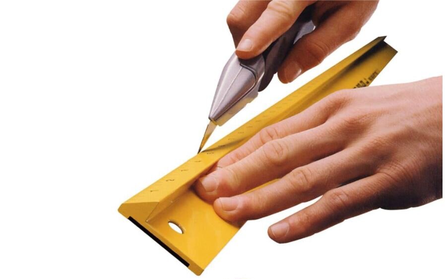 Yellow-5 Règle de découpe antidérapante 