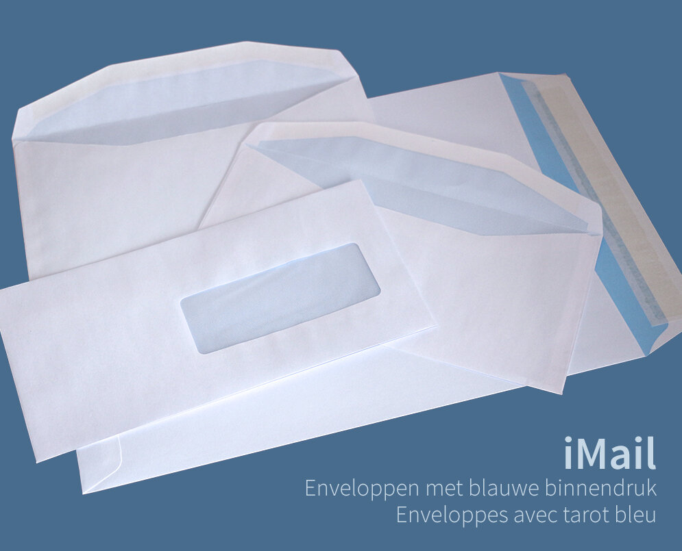 Réduction - Enveloppe I-mail offset blanc PEFC 80g/m² 114 x 162 mm fenêtre droîte 40x110mm 20/30 gommé et a