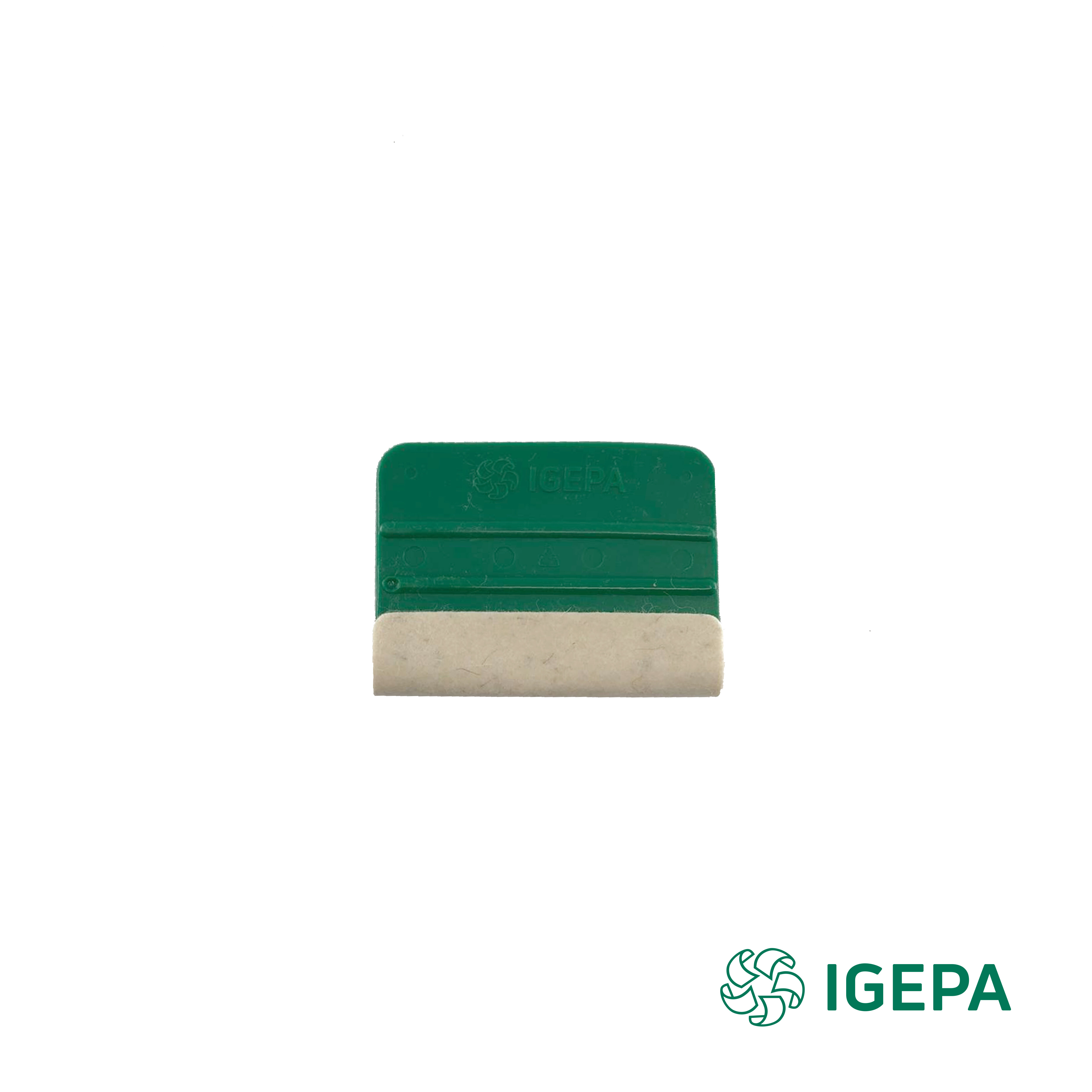 IGEPA raclette plastique avec 1 face en feutrine, 10 cm