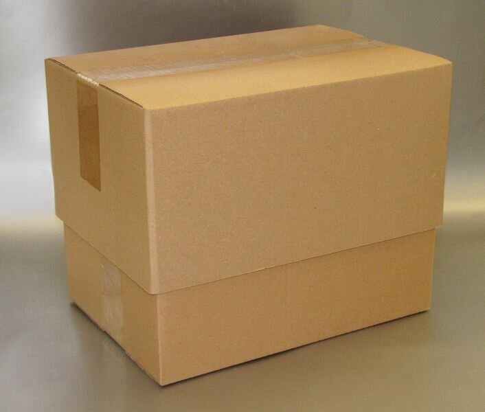 Caisses téléscopiques simple cannelure brun 319 mm x 229 mm x 151 mm couvercle