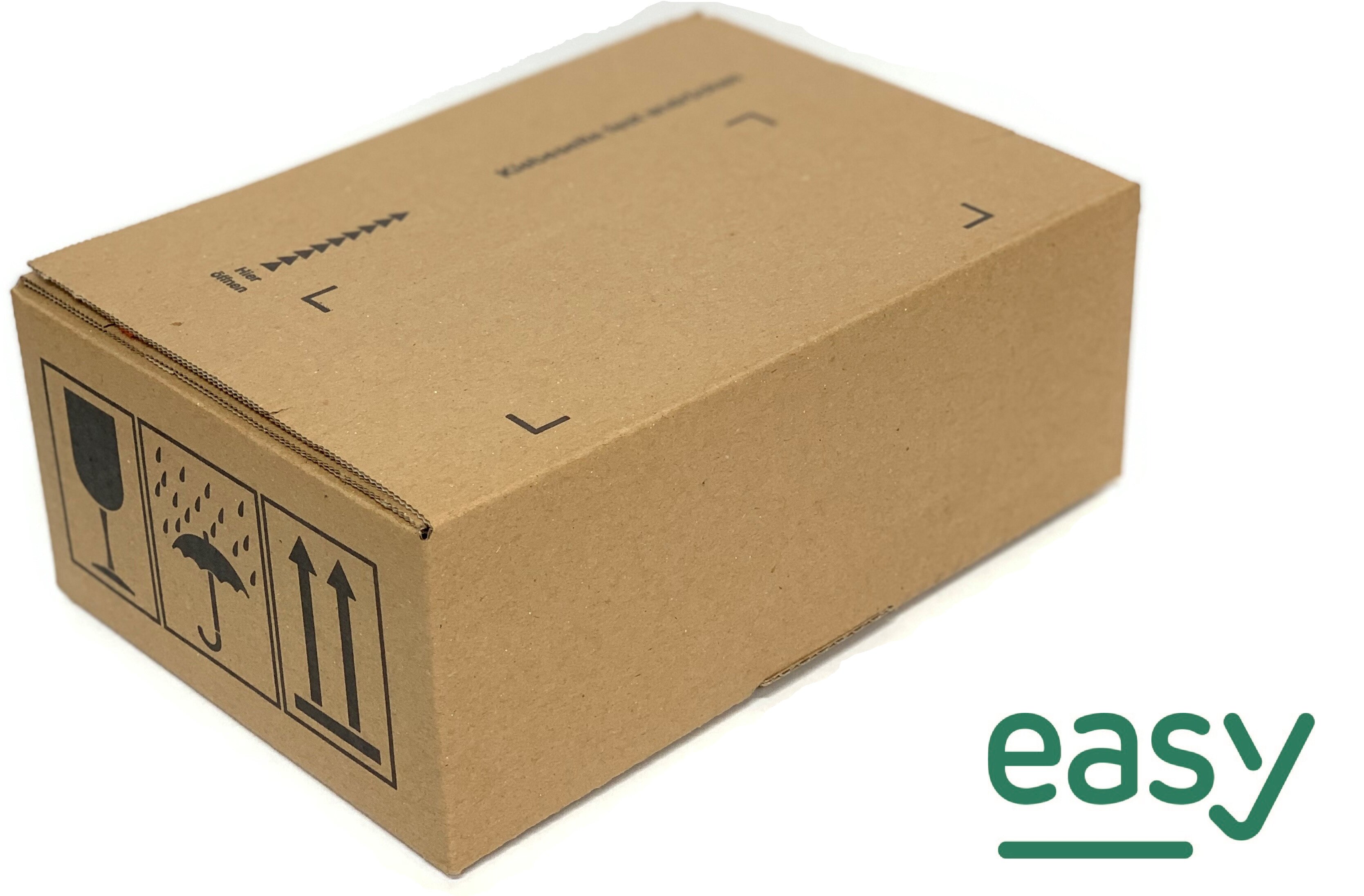 Afgeprijsd - Webshop-box bruin 310 x 230 x 160 mm met dubbele kleefstrook