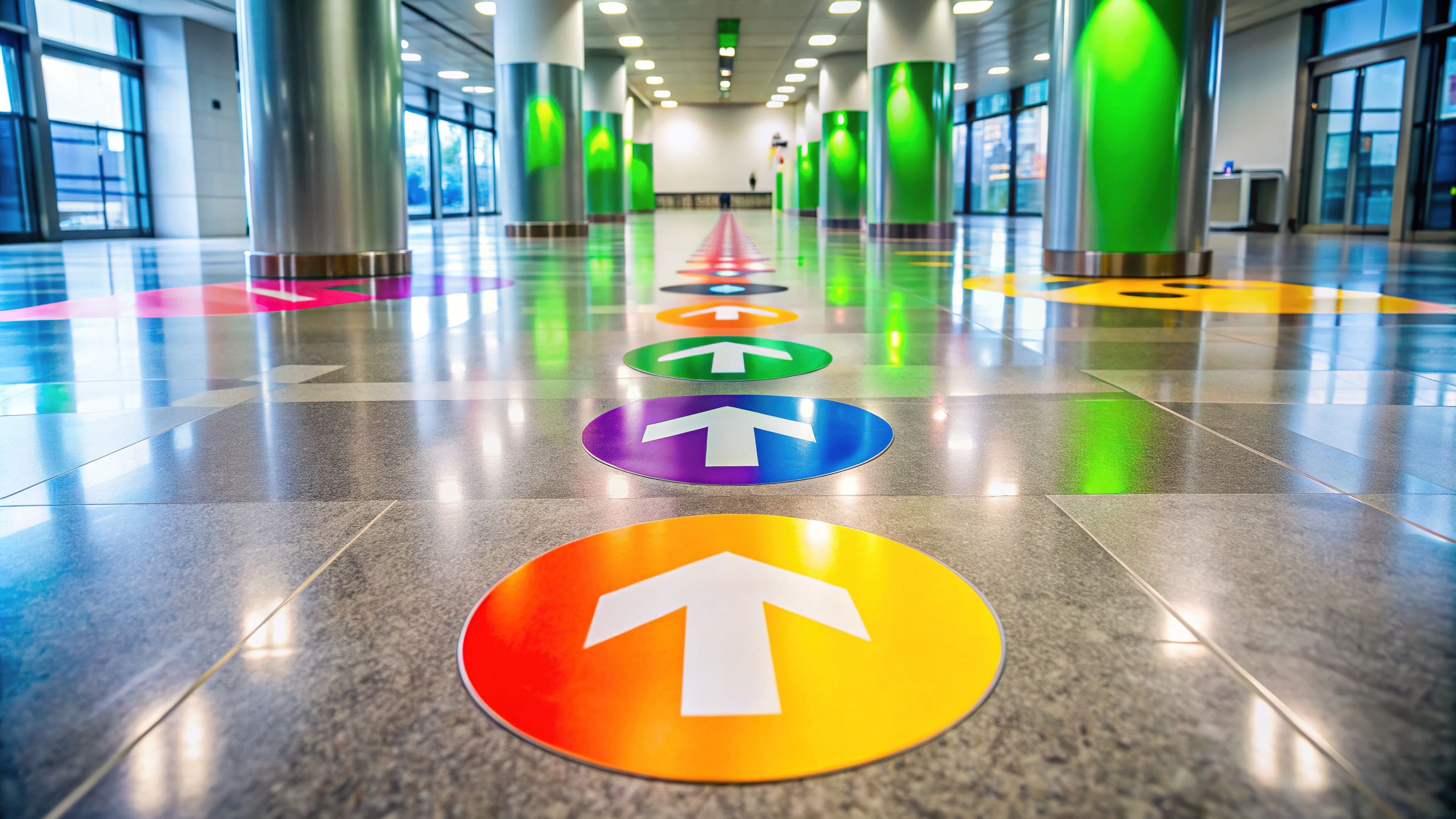 Tag Digital Floor Sticker