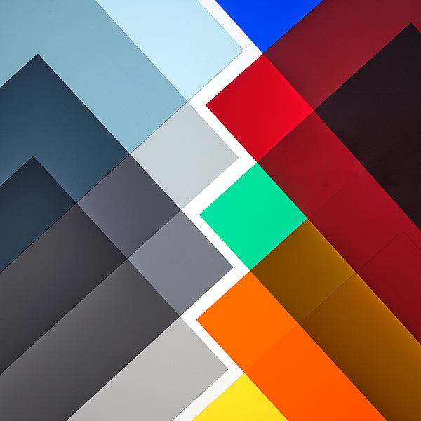 PMMA Cast colour Crylux transparant mat/glos