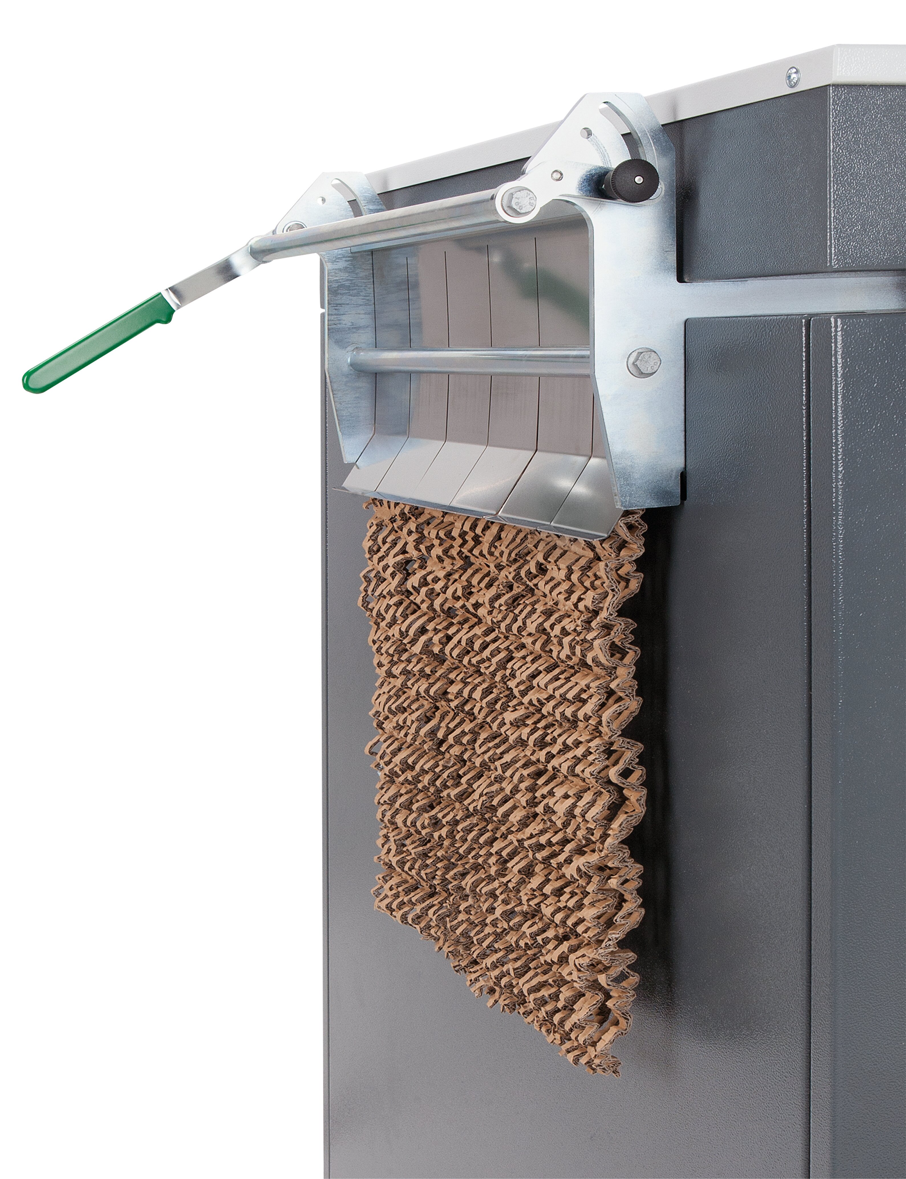 Matelasseur de carton HSM Profipack P425 avec kit d'adaptation pour aspiration (220 V)