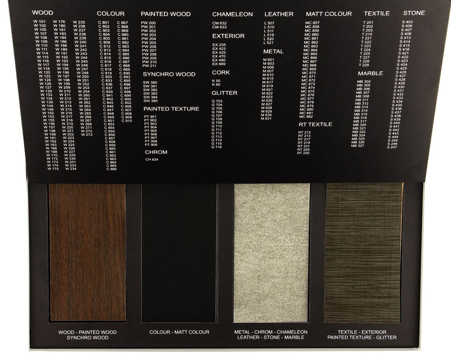 Igepa NewDeco samplebox wall and furniture film collection 2023-2025