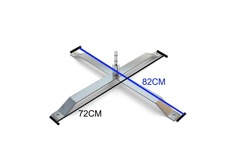 Igepa Flagpole wide crossfoot