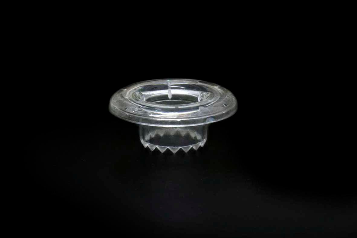 Plastgrommet Clear eyelet 12 mm long (1000 pcs)