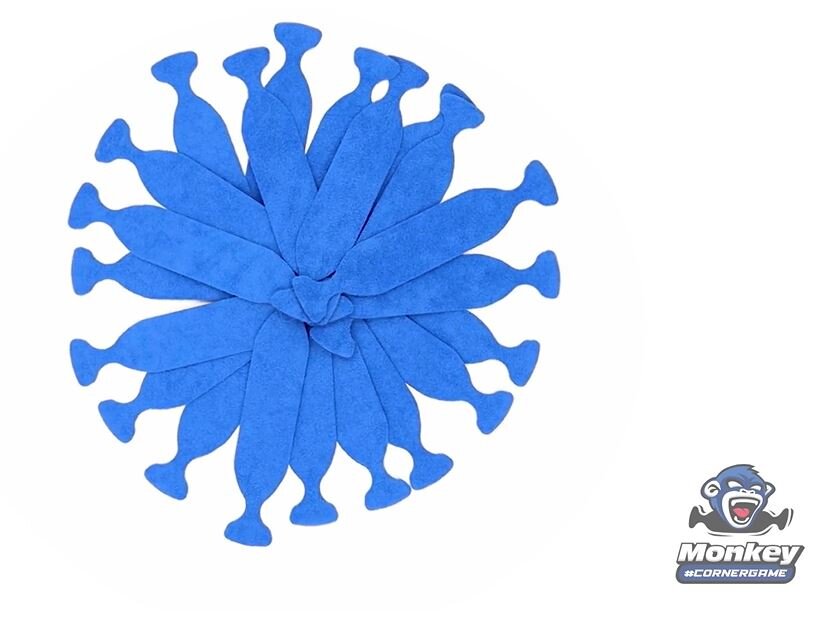 Monkeystrips blauw WINGS cornergames, 30 stuks per verpakking