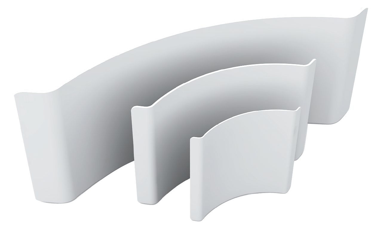 IEASY® Zip Wall Curved
