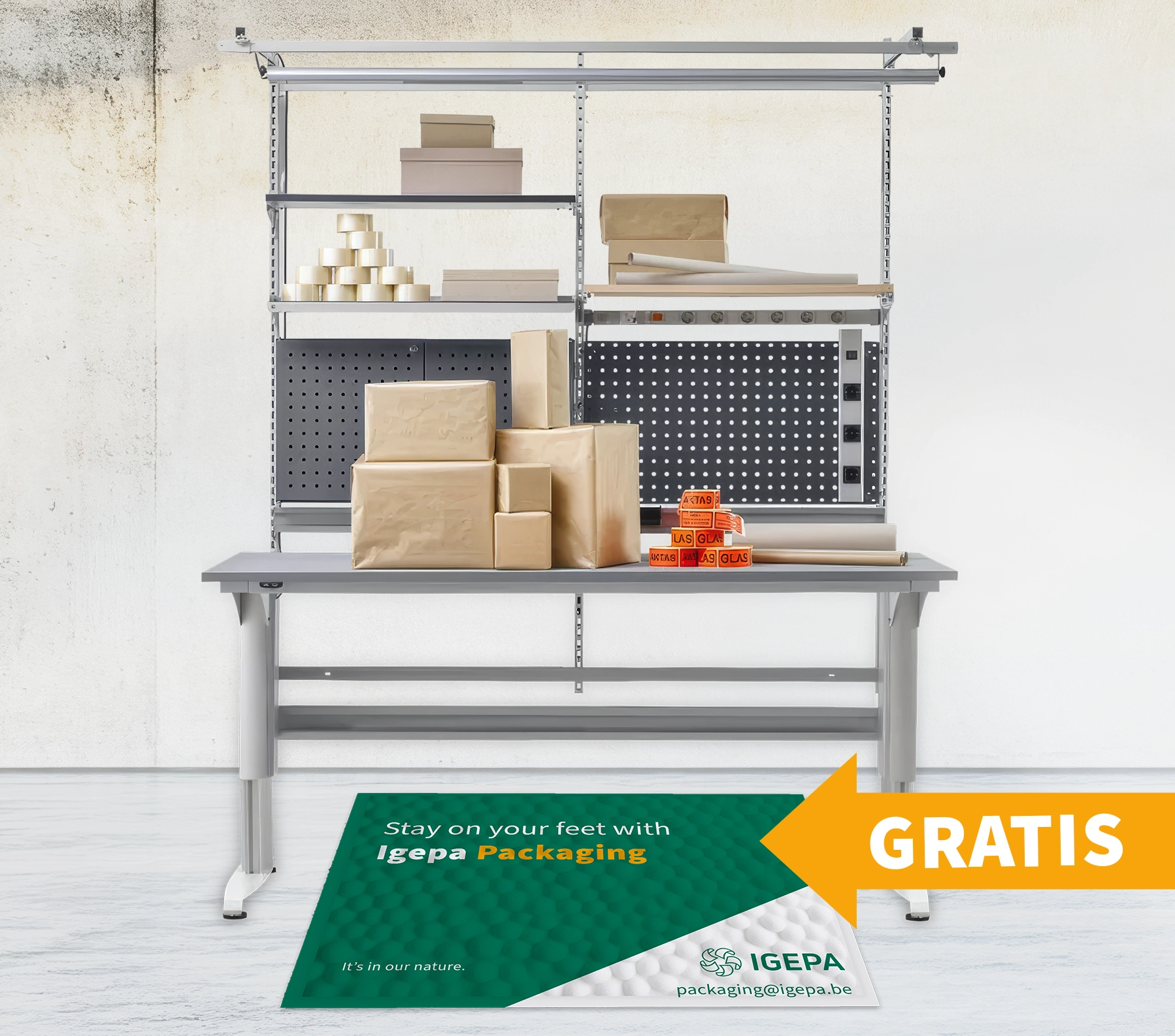 Gratis ergonomische mat