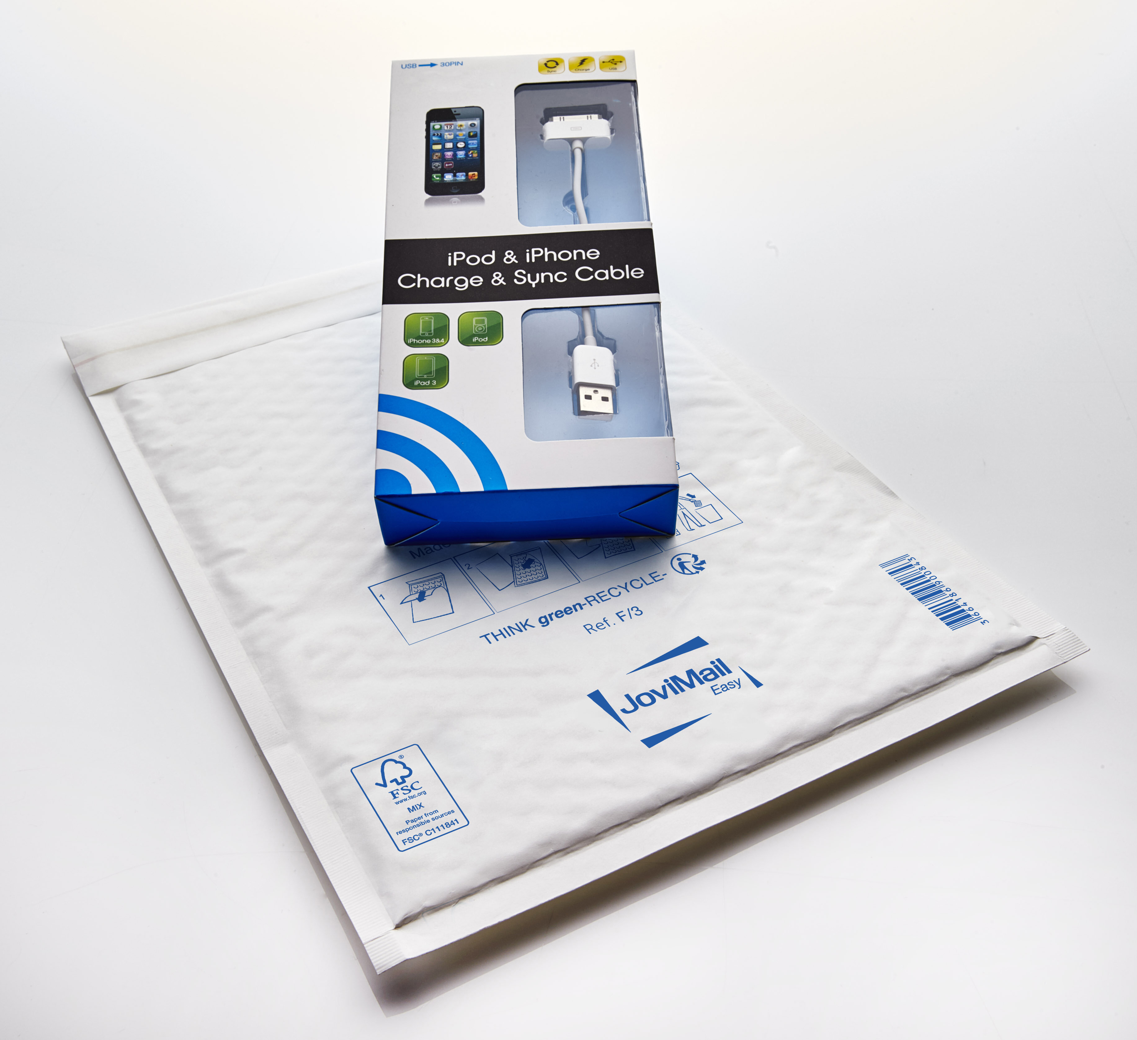 Pochettes bulles kraft blanc