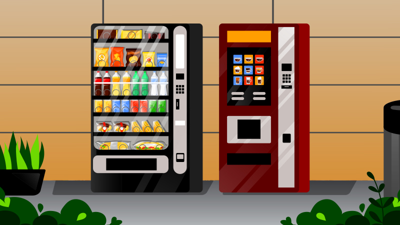 polysterplaten vending machines