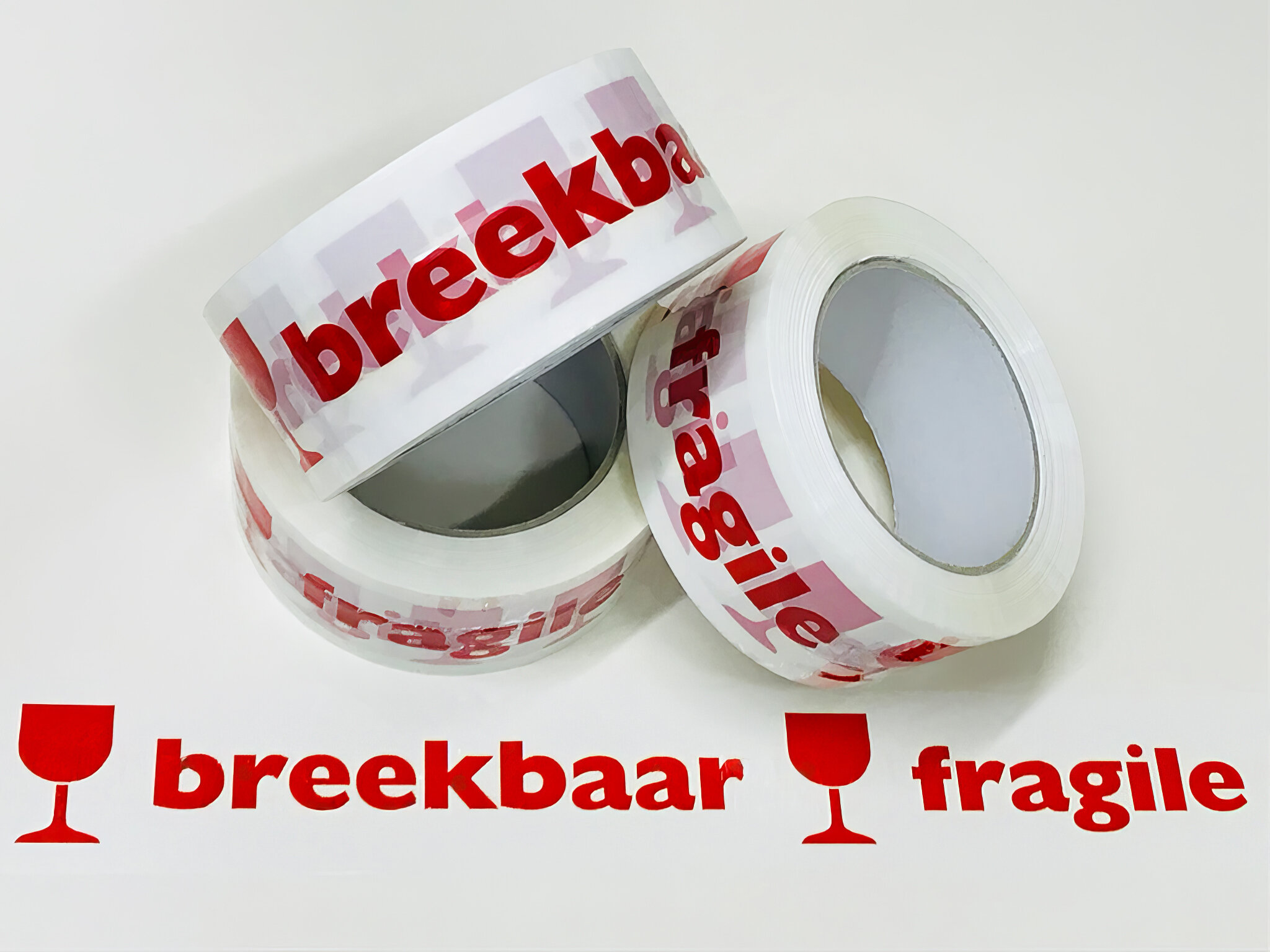 Tape PP acryl bedrukt