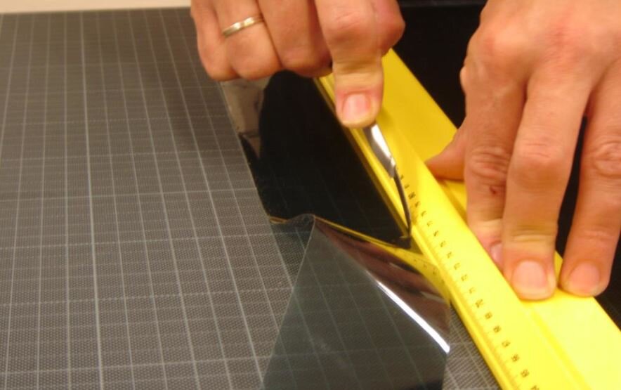 Yellow-5 Règle de découpe antidérapante 