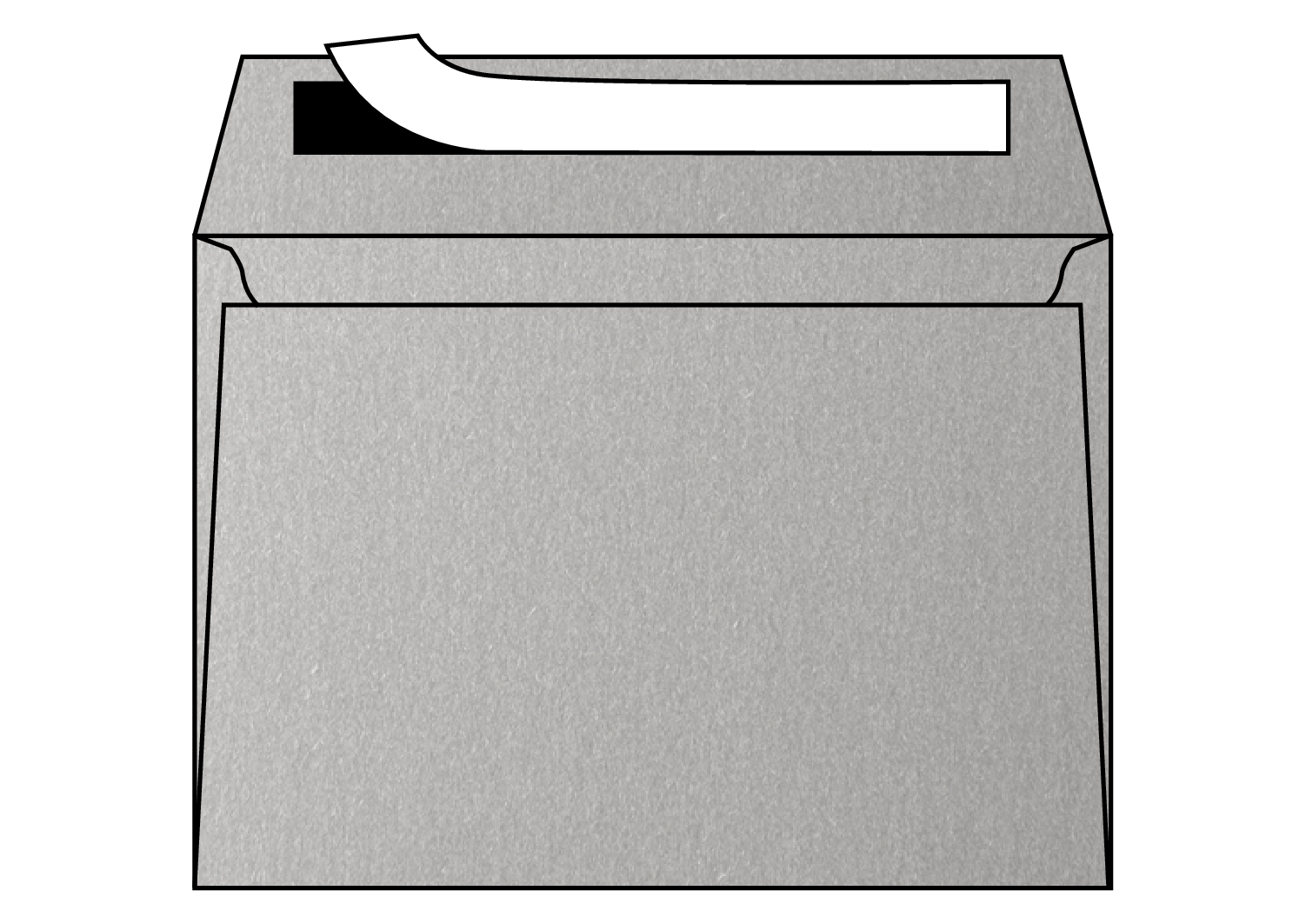 Afgeprijsd - Enveloppen Stardream silver 120g/m² 162 x 229 mm strip