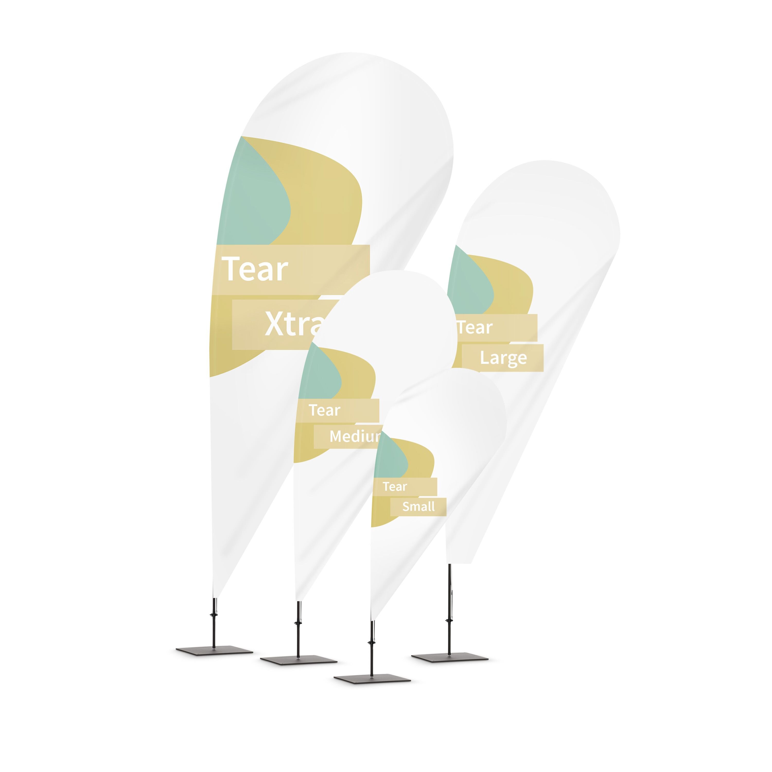Igepa Flagpole carbonFibre feather/tear small