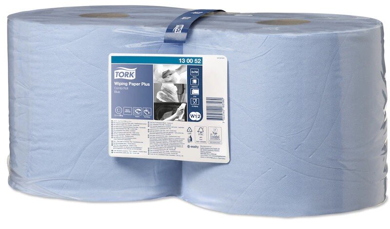 Poetsdoeken Tork: 240 x 25500 mm Wiper 420 Blue /750 (130052)