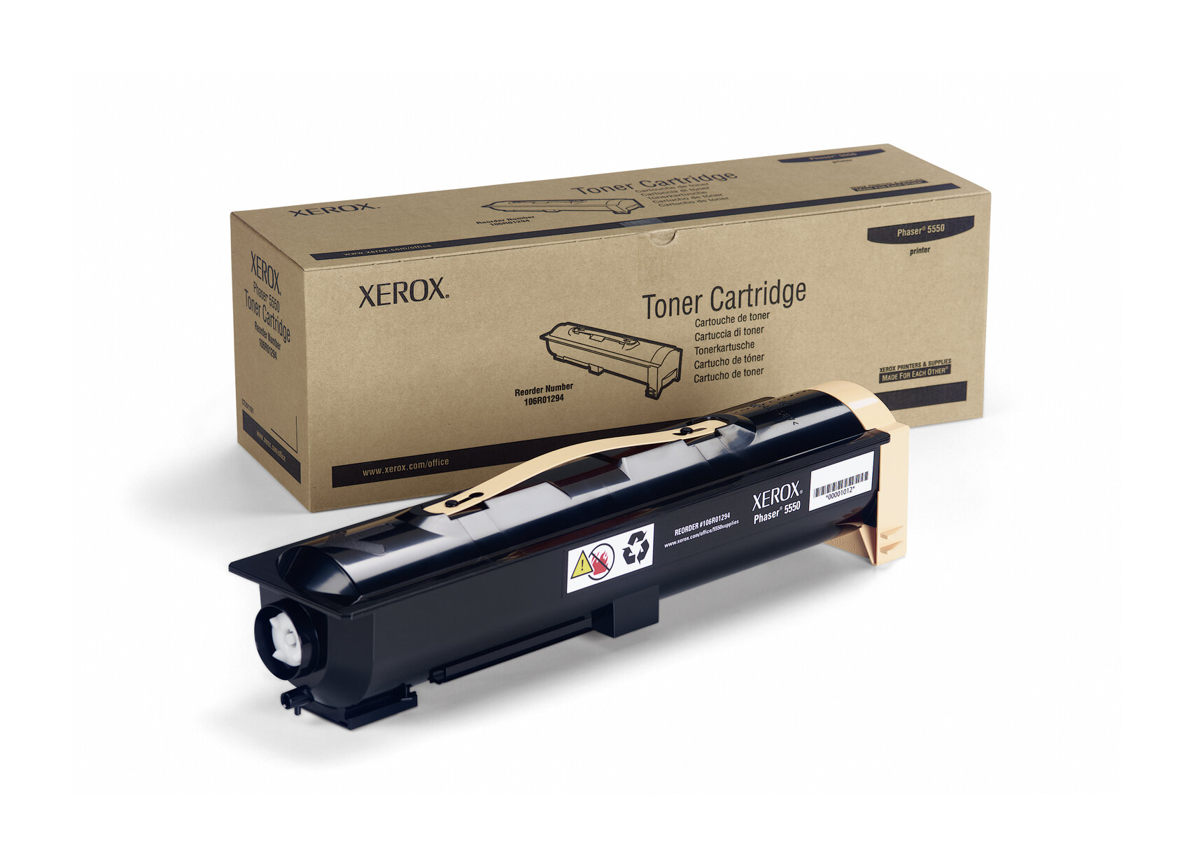 Xerox Phaser 5550 cartridge black 106R01294 laser 