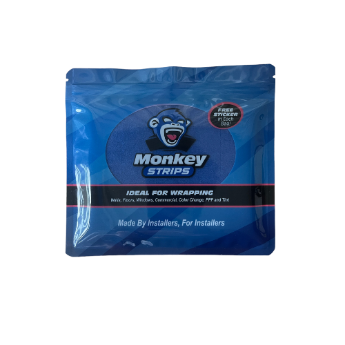 Monkeystrips blauw RECHT, 50 stuks per verpakking